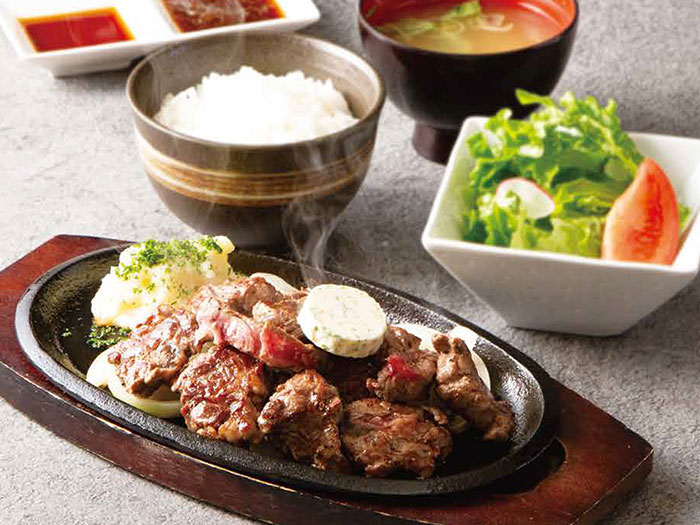 牛フィレカットステーキ定食